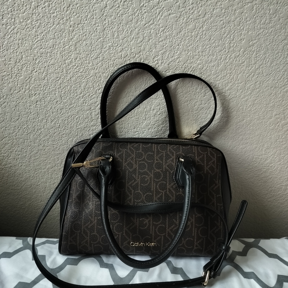 NWT Calvin Klein Two Way Bag CK Handbag Crossbody Bag